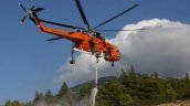 Dos muertos en colisión de helicópteros que combatían incendios en Grecia