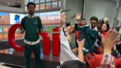 ¡Cómo un rockstar! Vozinha arribó a Chile para sellar su vínculo con Colo Colo