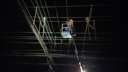   CGE informa estatus de suministro y trabajos de reposición ante sistema frontal que afecta a la zona centro sur 