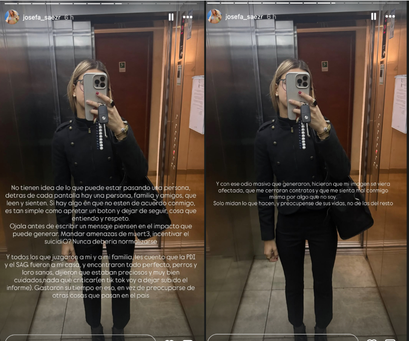 Josefa Sáez expuso mensajes de odio y amenazas
