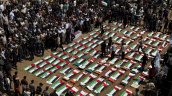 Gaza enterró simultáneamente a 112 parientes, el mayor funeral de una misma familia