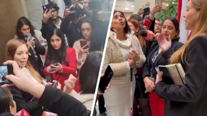 Senadoras Campillai y Flores se enfrascaron en una discusión 