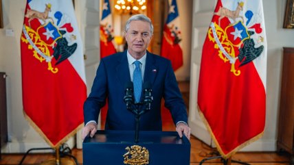 Kast presentó en cadena nacional su 