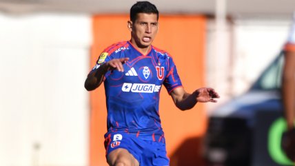   Israel Poblete quedó al margen del choque de la U con Palestino 