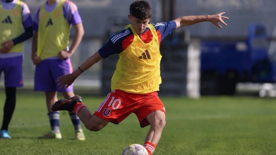 Hijo de Walter Montillo se sumó a la sub 18 de Universidad de Chile