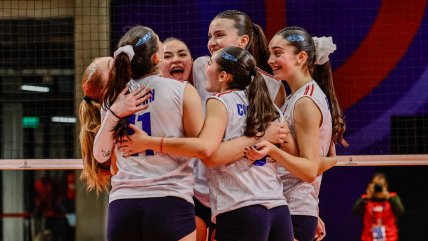   Chile logró un gran triunfo ante Egipto en el Mundial de vóleibol femenino sub 17 