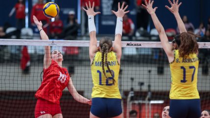   Chile sucumbió ante Brasil en el Mundial de Vóleibol Femenino sub 17 