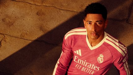   Real Madrid retomó el rosa para su tercera equipación 
