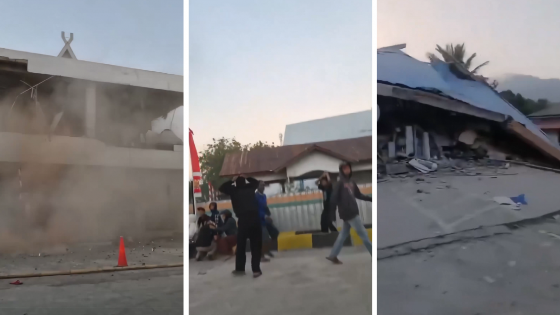Terremoto de magnitud 7,7 sacudió la costa de Indonesia