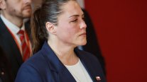 Natalia Duco vivió entrre lágrimas su salida del ministerio del Deporte