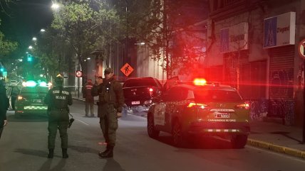   Automovilista fue acribillado por motociclistas en el centro de Santiago 