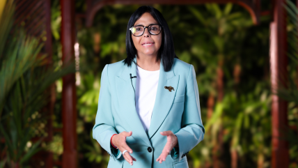 Delcy Rodríguez dice que 1.046 venezolanos han sido liberados desde enero