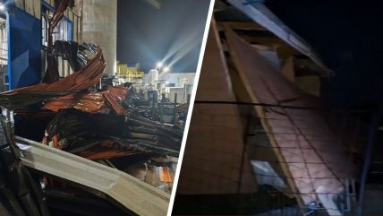 Vientos tornádicos causaron daños y cortes de luz en Ñuble