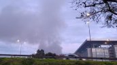 Bomberos controló incendio en Santiago 1