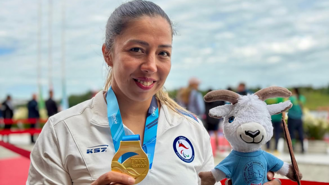 ¡Grande! Katherinne Wollermann conquistó el tricampeonato mundial de Para canotaje