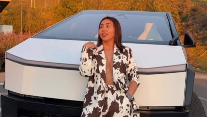   Naya Fácil le quitó el rosado a su lujoso auto: 