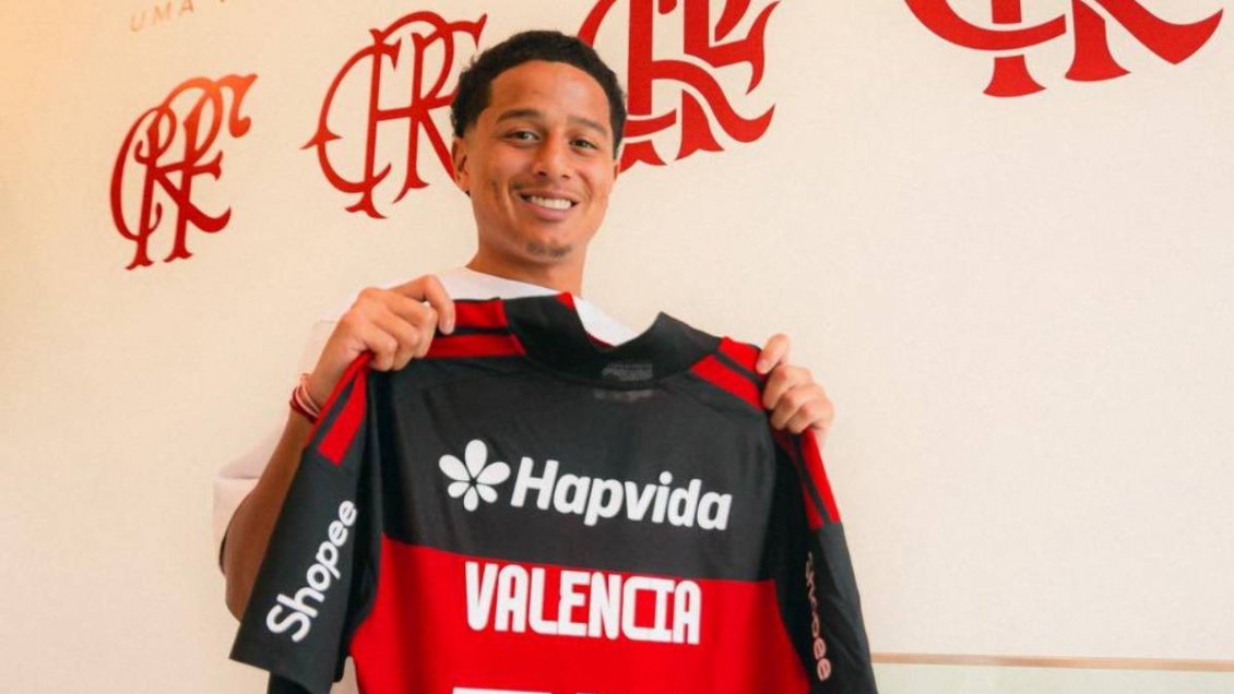 Flamengo fichó al ecuatoriano Anthony Valencia para reemplazar a Gonzalo Plata