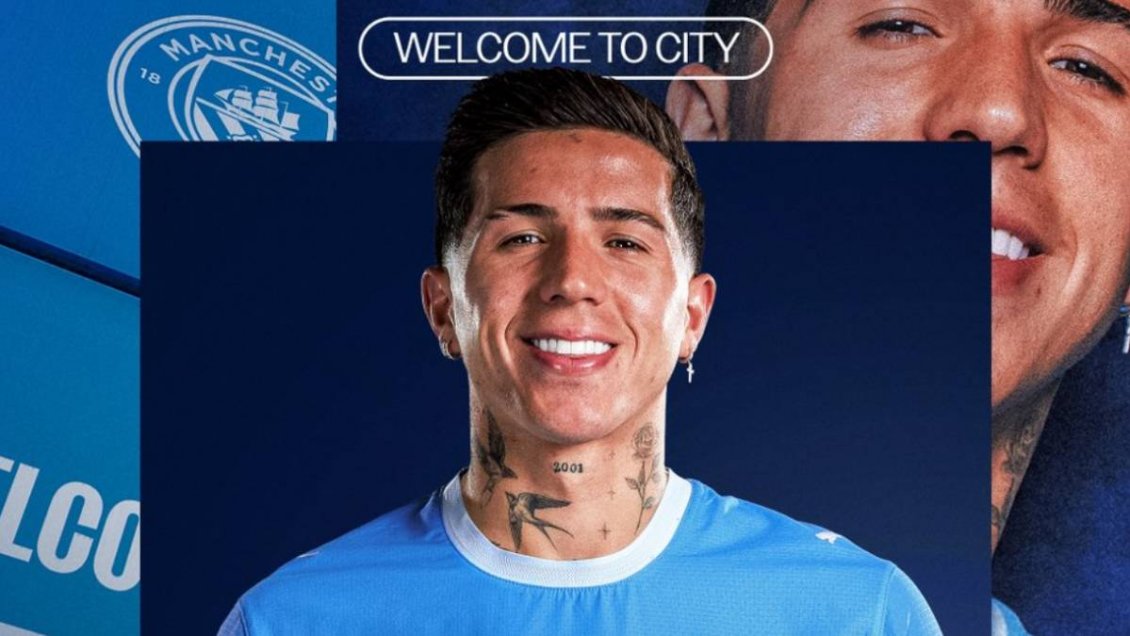 Manchester City rompió el mercado y fichó a Enzo Fernández por cifra récord