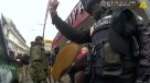 Temuco: Operativo contra el comercio ambulante dejó cinco detenidos y ocho guardias lesionados