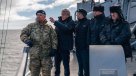 Presidente Kast presenció ejercicios militares de la Armada en Magallanes