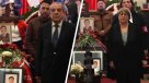 Expresidentes Frei y Bachelet hicieron guardia de honor en velatorio de Escalona