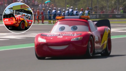   [VIDEO] Fórmula 1: El Rayo McQueen revolucionó la pista del GP de Italia en Monza 