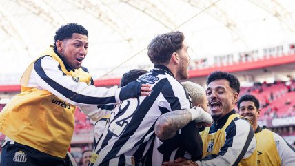   Maripán fue reserva: Santos se impuso a Inter en duelo clave por la parte baja del Brasileirao 