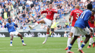Un golazo en el final castigó a Manchester United con un empate frente a Everton