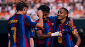 FC Barcelona aplastó a Valencia con cinco goles y sigue firme en la liga española