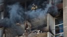 Incendio afectó a piso 15 de edificio de departamentos en el centro de Santiago