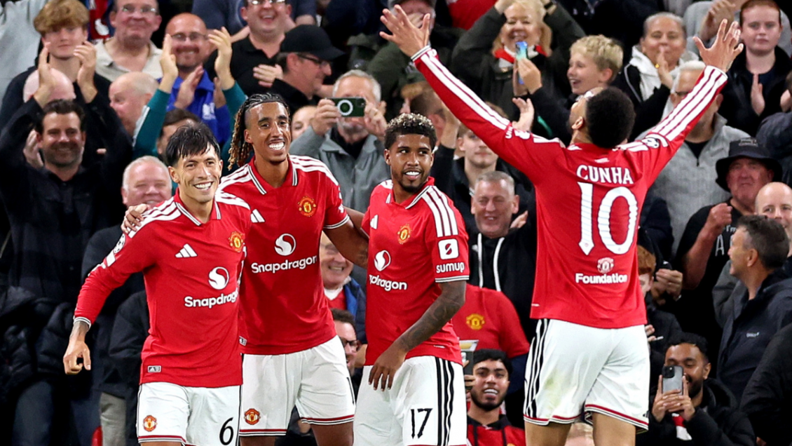Manchester United tuvo contundente estreno en la fase liguera de la Champions