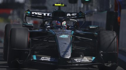   Los Mercedes terminaron por delante de los Ferrrari en el primer libre de la historia del Madring 