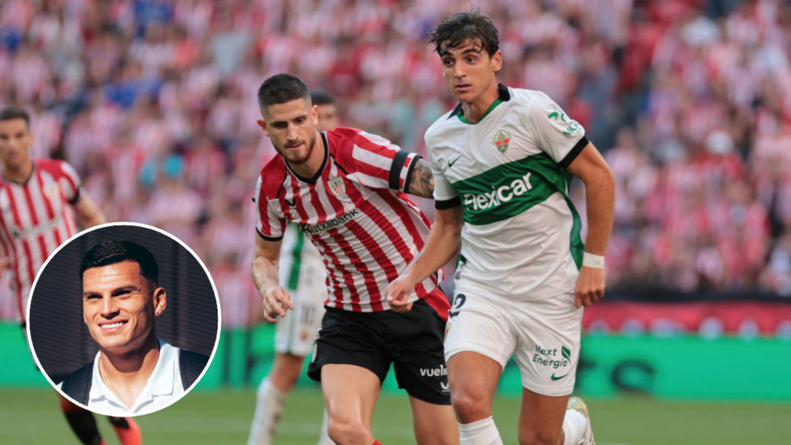 Lucas Cepeda sumó minutos en la igualdad de Elche ante Athletic Club