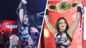Stephanie Vaquer reconquistó el título mundial de WWE en histórica pelea en Santiago