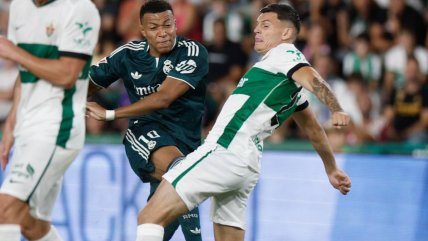 Cepeda apareció con gran jugada y asistencia en choque de Elche y Real Madrid