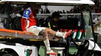 Alivio en la UC: Zampedri no sufrió una lesión de gravedad tras el duelo ante Palestino