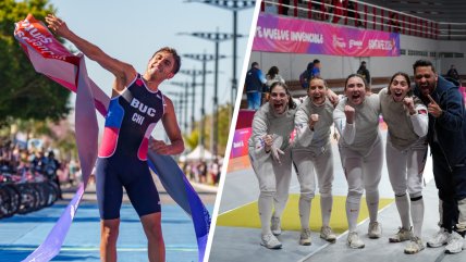 El Team Chile sumó dos nuevos oros en los Juegos Sudamericanos con triunfos en triatlón y esgrima