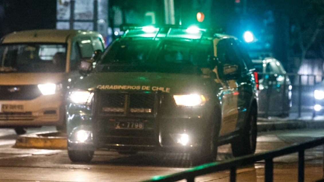 Tras persecución, Carabineros liberó a persona secuestrada en Santiago Centro