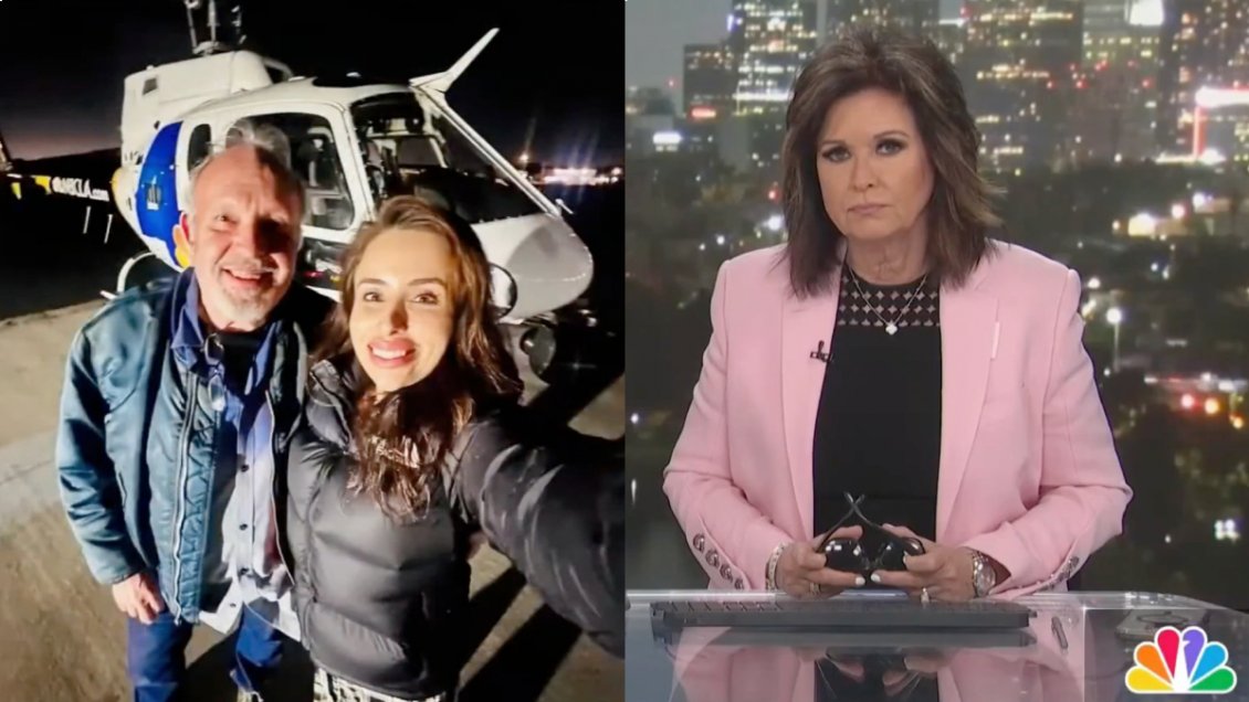Así informó la cadena NBC del accidente aéreo donde murieron dos de sus trabajadores