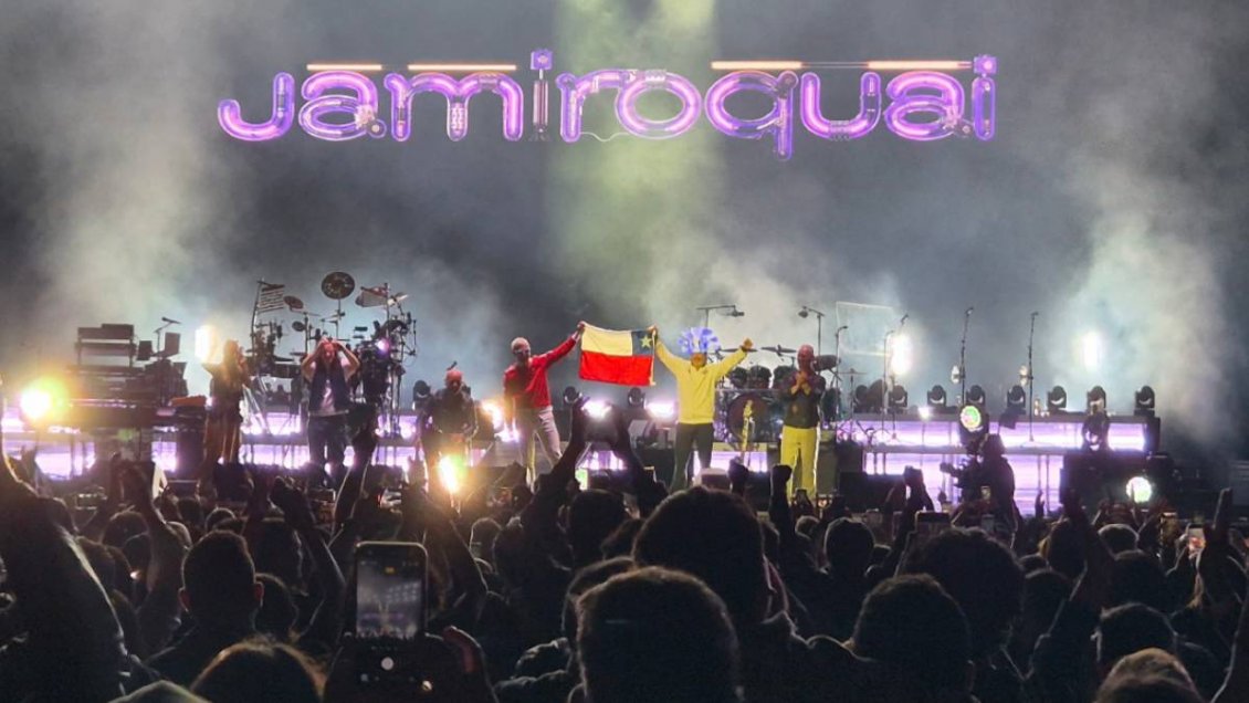 Jamiroquai en su regreso a Chile: 