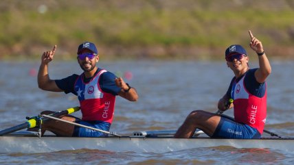   César Abaroa y Marcelo Poo sumaron el cuarto oro para el remo chileno en Santa Fe 
