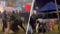 Brutal riña en fondas de Coronel a solo tres horas de su inauguración