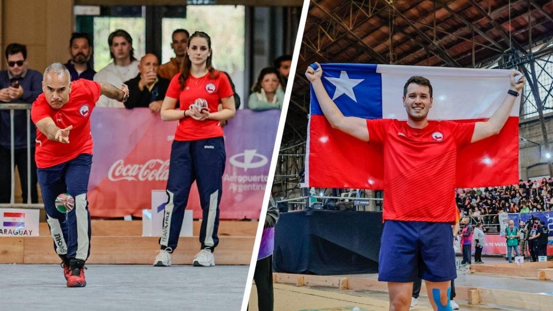 Las bochas le brindaron otros dos oros al Team Chile en los Sudamericanos
