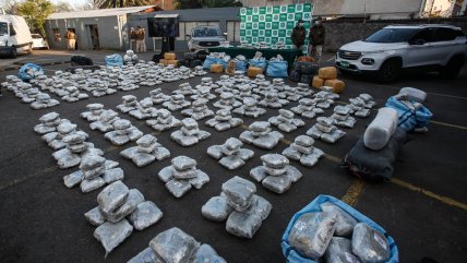  OS-7 incautó más de 1.200 kilos de marihuana boliviana en Santiago  