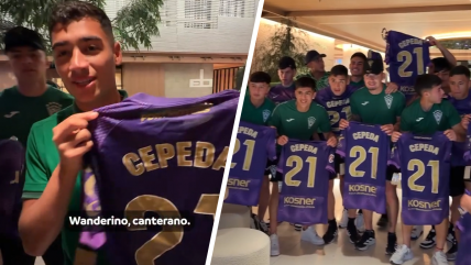   [VIDEO] Lucas Cepeda envió camisetas de regalo a S. Wanderers sub 20 antes de la Intercontinental 