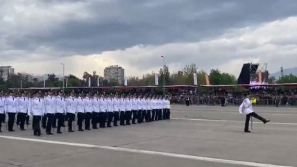   Por primera vez desfilaron gendarmes en la Parada Militar 
