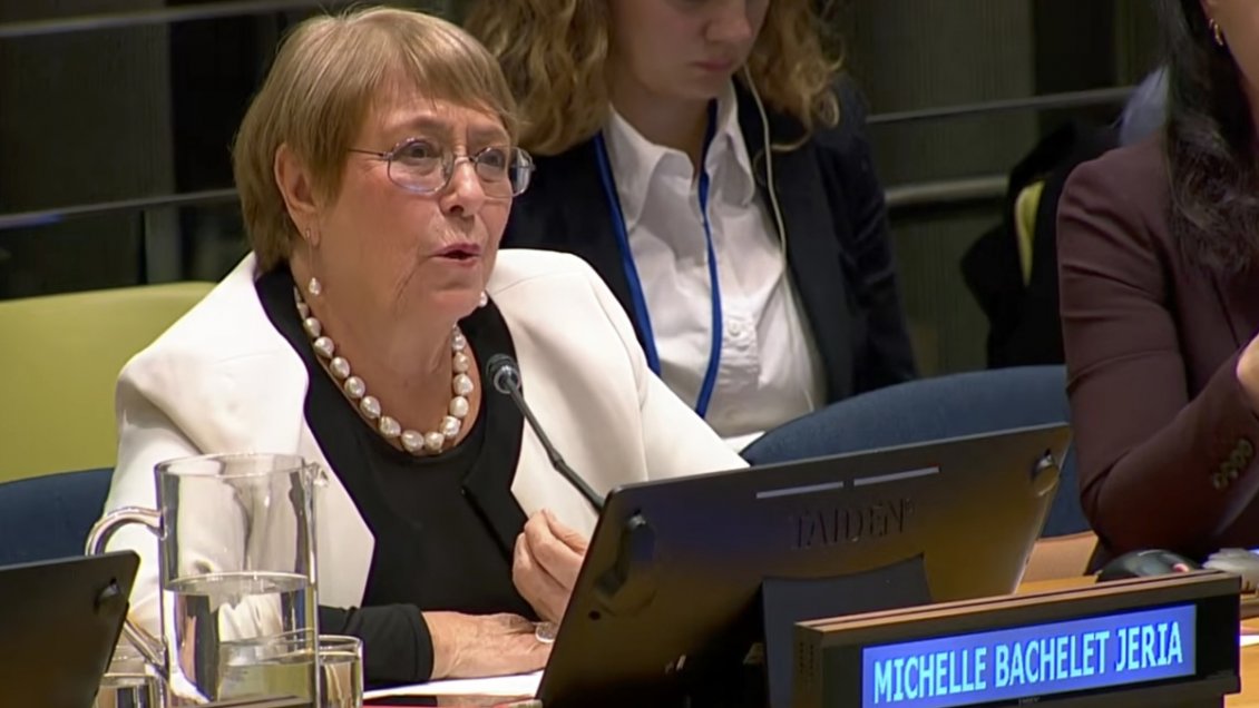 Expresidenta Bachelet bajó su candidatura a la Secretaría General de la ONU