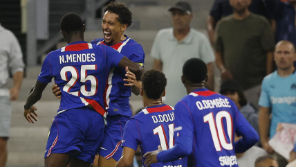   Ferrán Torres anotó un golazo en triunfo de PSG sobre Marsella en el clásico de Francia 