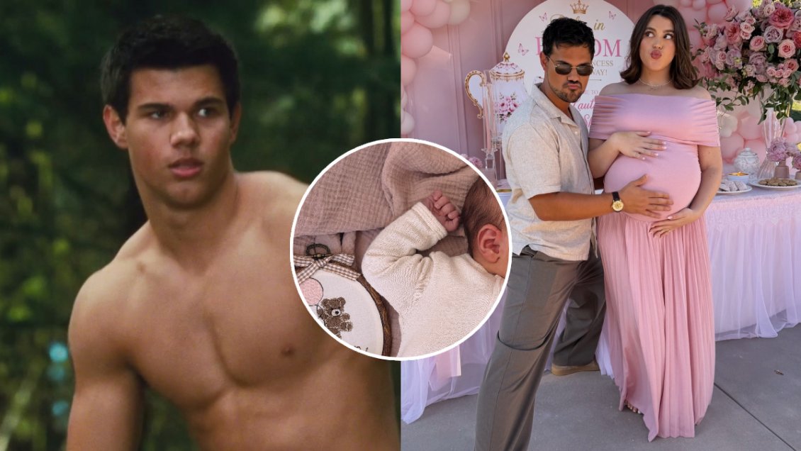 Otra Taylor: Taylor Lautner y su esposa Taylor reciben a su primera hija