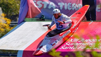   Andraz Echeverría ganó el kayak y logró el 36° oro para el Team Chile 